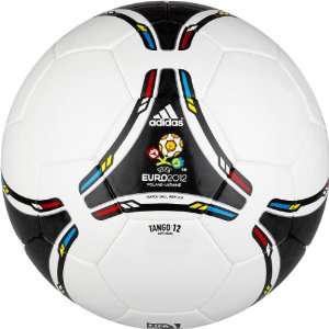 Adidas Euro 2012 Replique Soccer Ball (White, Black)  