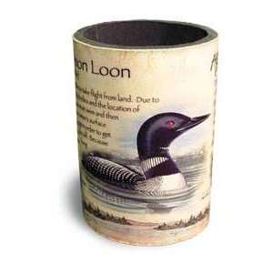  Common Loon Bird Bottle Soda Can Wildlife Cabin Lodge Art 