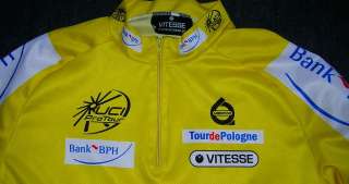   , YELLOW LEADER JERSEY BY VITESSE, MENS XL, POLAND, PRO TOUR  