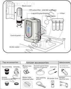 ALKALINE WATER IONIZER MACHINE 719 WATER FILTER Free Pre Filters 2 Y 