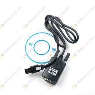 New USB 2.0 Type A male to 9 Pin DB9 RS 232 Male Serial Adapter 