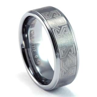   Wedding Band / Ring with Classic Celtic Laser Engraved Design , FJK