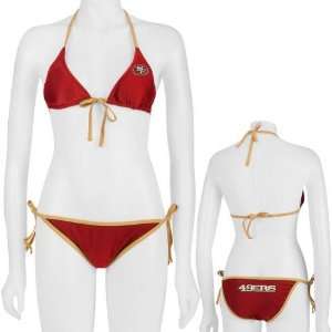   San Francisco 49ers Womens String Bikini