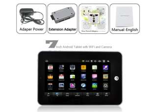 Inch Android 2.2 Tablet with WiFi and Camera   White (Christmas 
