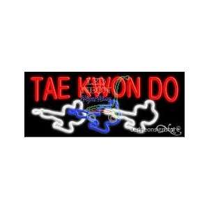  Tae Kwon Do Neon Sign 13 Tall x 32 Wide x 3 Deep 