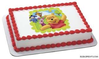 Winnie the Pooh and Friends Edible Image Cake Topper  