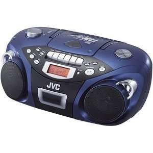   Portable AM / FM CD Cassette Player (Blue)  Players & Accessories