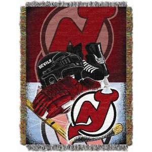  New Jersey Devils NHL Home Ice Tapestry Throw Red