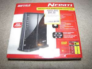 BUFFALO NFiniti Wireless N Router WZR HP G300NH POWER  