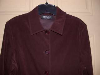 Briggs New York Mole Skin Ladies Jacket ~ Brown ~ Size Small  