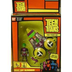   Teen Titans Beast Boy Blowinder Battling Machine Vehicle Toys & Games