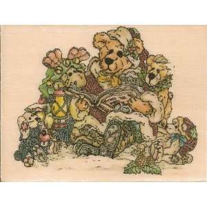 Grenville the Story Teller Boyds Collection Wood Mounted Rubber Stamp 
