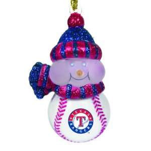  Texas Rangers All Star Light Up Ornament Set Of 3 