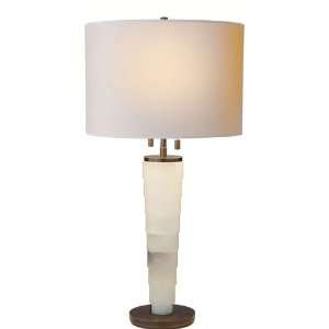   Company TOB3077ALB NP Thomas Obrien 2 Light Table Lamps in Alabaster