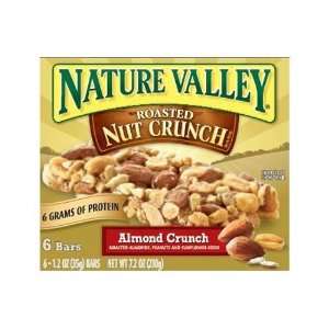 Nature Valley Roasted Nut Crunch Granola Bars, Almond Crunch, 6 Count 