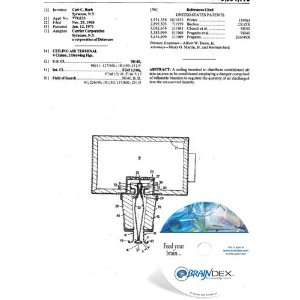  NEW Patent CD for CEILING AIR TERMINAL 