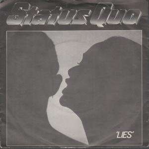    LIES 7 INCH (7 VINYL 45) UK VERTIGO 1980 STATUS QUO Music