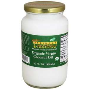   Organic Virgin Coconut Oil   32 oz. glass