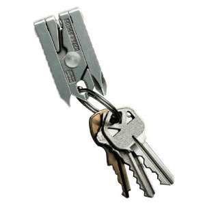 Swiss+Tech MTTBS Micro Tech 6 in 1 Polished Stainless Steel Key Ring 