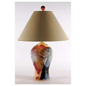    One of a Kind Tennessee Glazed Pottery Table Lamp