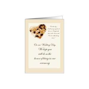  Wedding Be In Ceremony Invitation Floral Antique Roses 