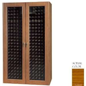   440 Bottle Wine Cellar   Glass Doors / Fruitwood Cabinet Appliances