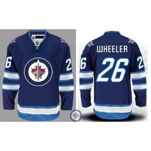  Winnipeg Jets Authentic NHL Jerseys Blake Wheeler Home Blue Hockey 