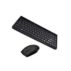  86 Keys Wireless Keyboard and Mouse  Black Electronics