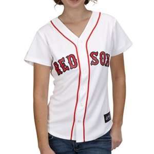   Boston Red Sox Ladies White Replica Baseball Jersey