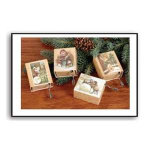    Christmas Carol Mini Music Boxes (Set of 4)