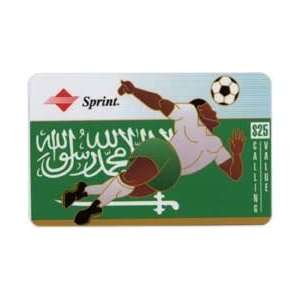   Phone Card $25. Soccer World Cup 1994 Saudi Arabia 